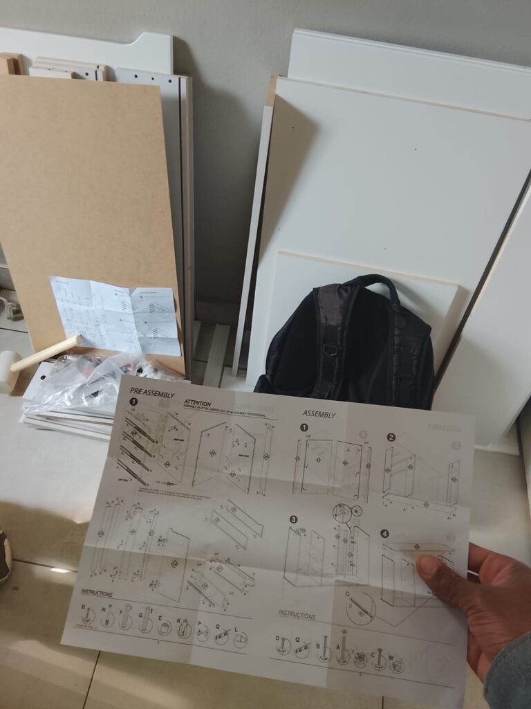 Chest Of Drawers Installation Johannesburg Before