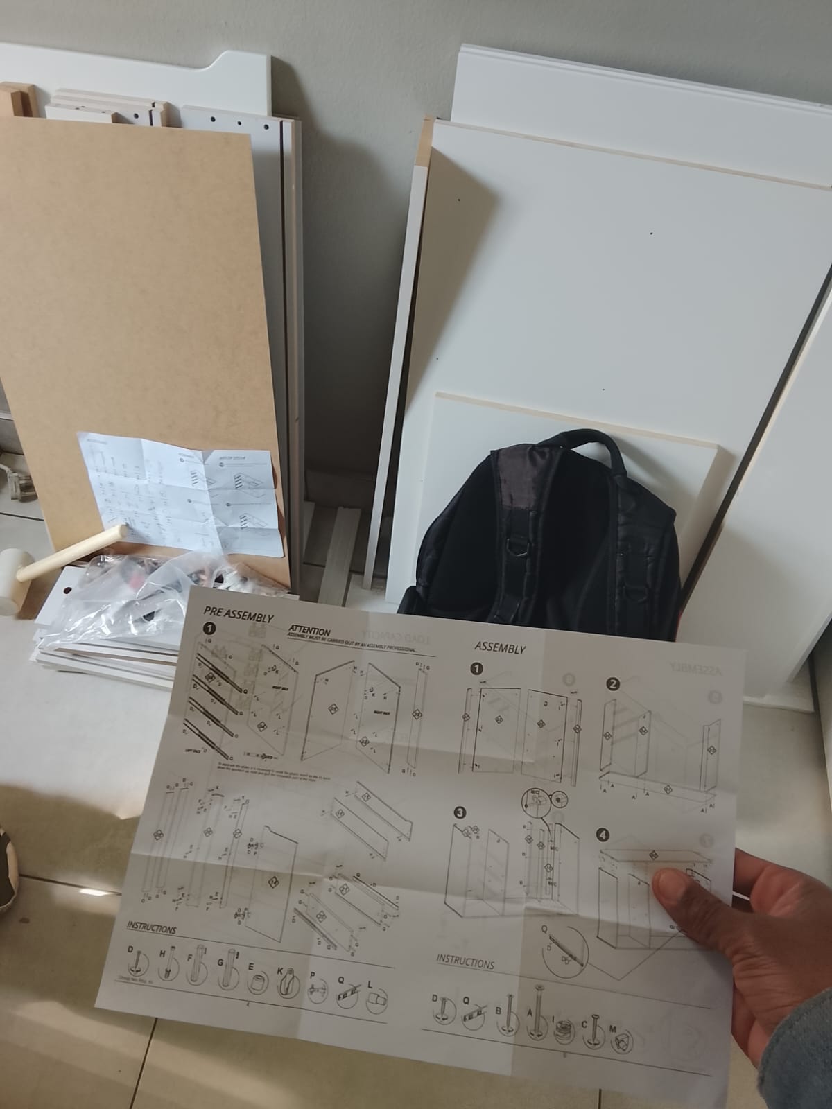 Chest Of Drawers Installation Johannesburg Before