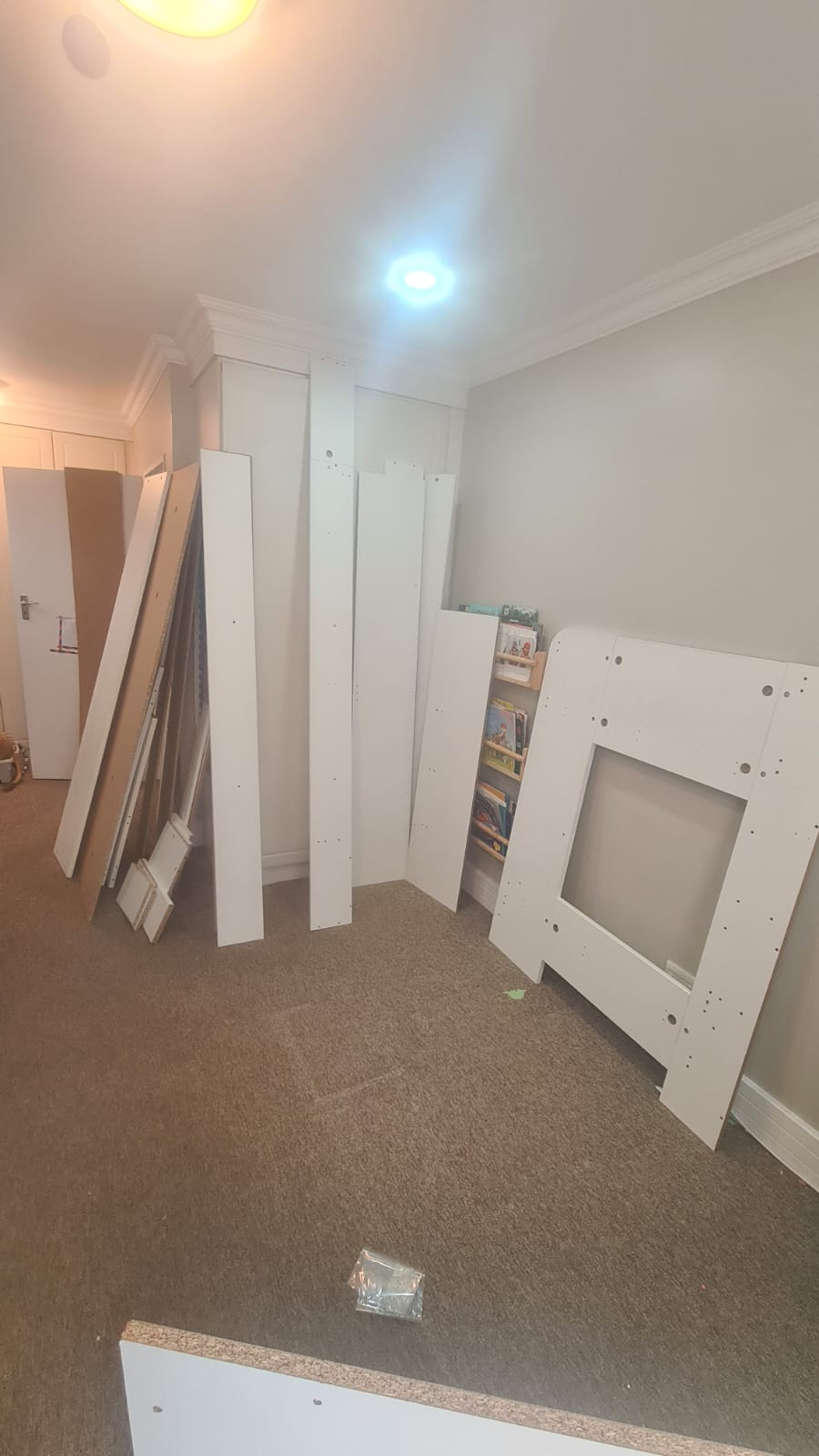 Dismantled Bunk Bed Ready For Transport